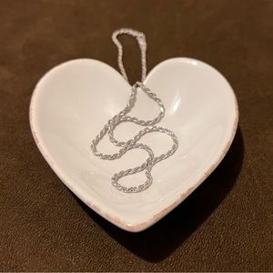 925 Silver Necklace Twisted Chain Antique Jewelry Vintage Jewels Gift Chains